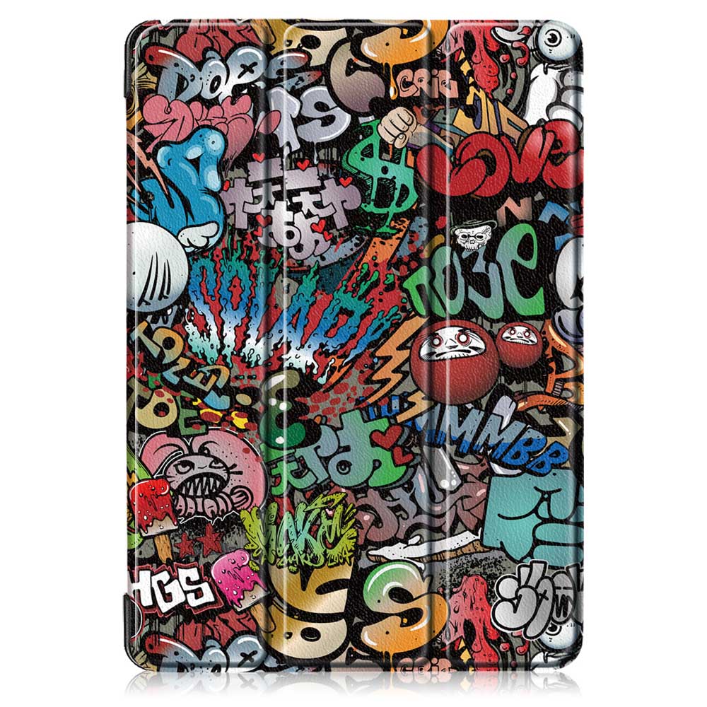 Tri-Fold-Printing-Tablet-Case-Cover-for-Lenovo-Tab-E10-Tablet---Doodle-1445038