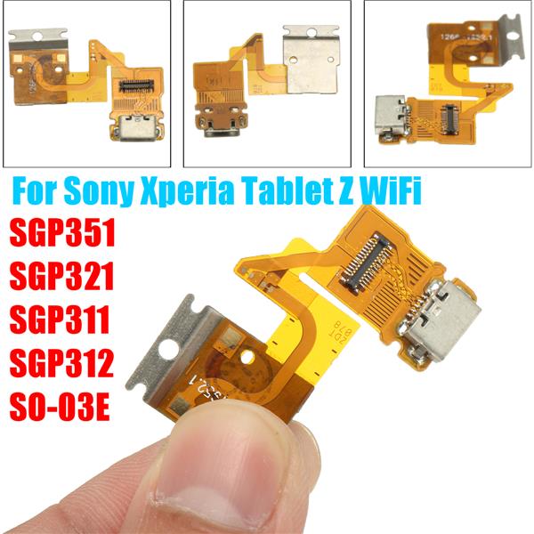 Charge-Charger-Port-Dock-Flex-Cable-For-Sony-Xperia-Z-WiFi-SGP311-SGP312-Tablet-1260352