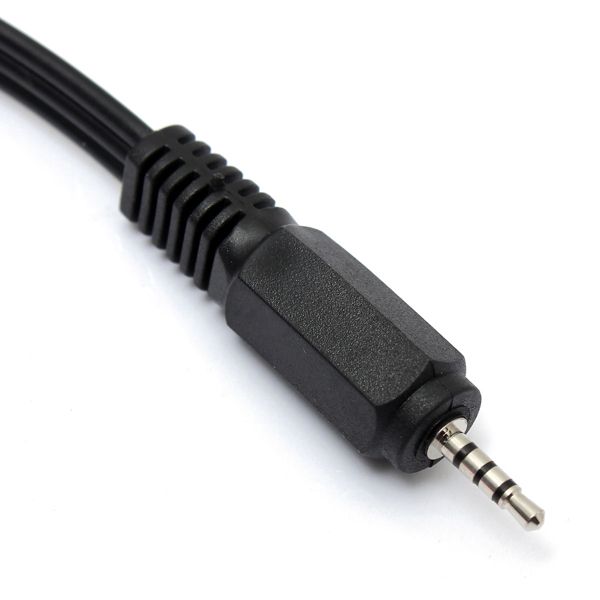 25mm-20cm-Male-to-3-RCA-Female-Jack-Splitter-Audio-Video-AV-Adaptor-Cable-Extension-Lead-1056068