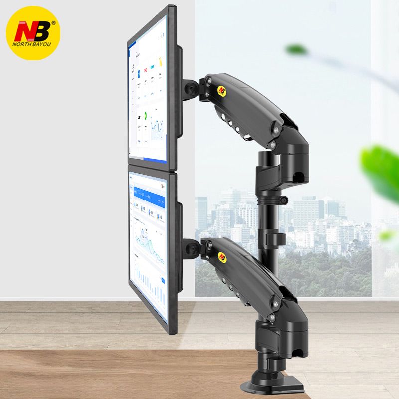 NB-H160-17-27-Inch-2-9kg-x2-Loading-Weight-Adjustable-Dual-Monitor-Holder-Arm-Gas-Spring-Desktop-Ful-1716756