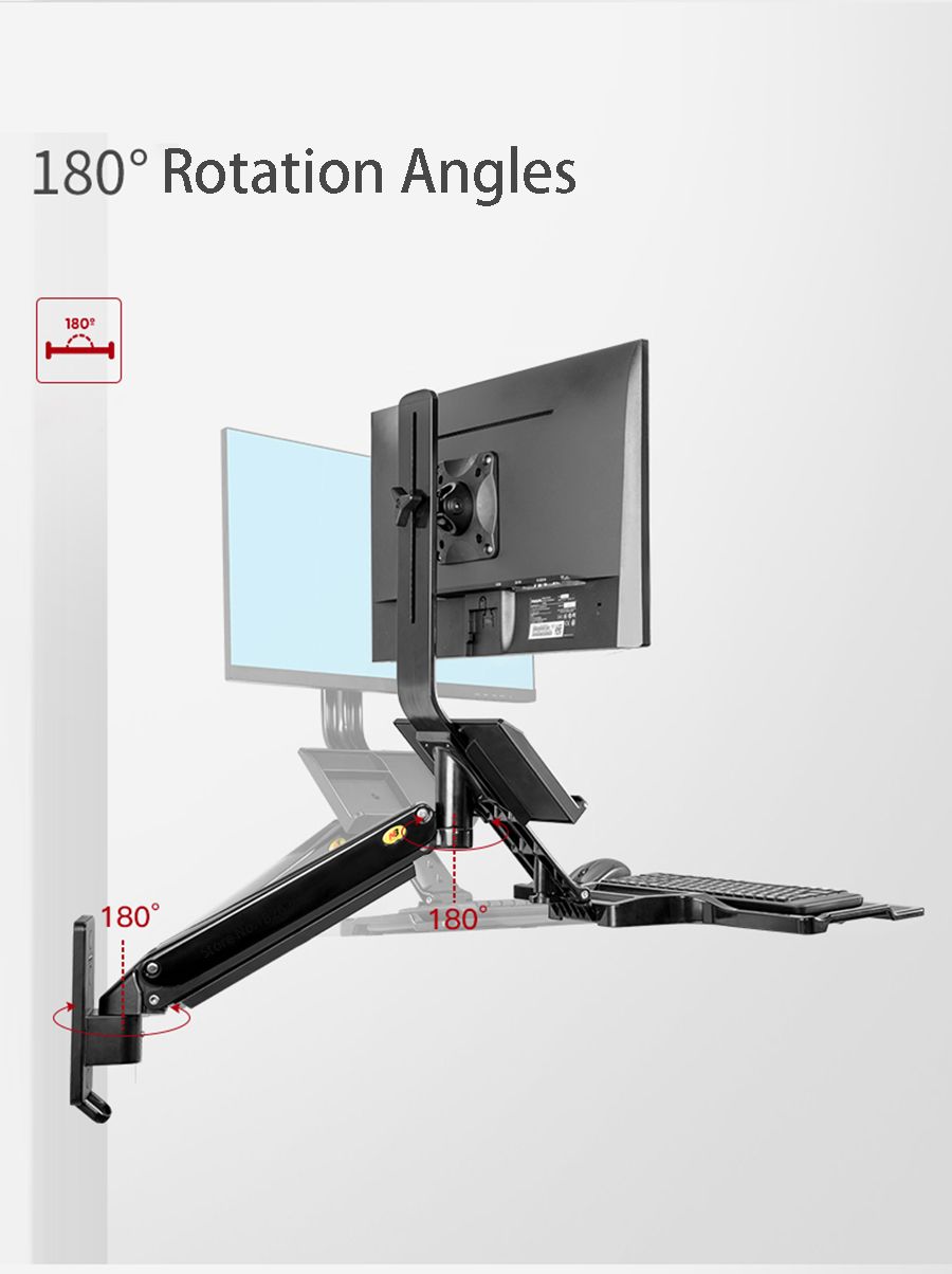 NB-MC32-Aluminum-Ergonomic-Wall-Mount-Sit-Stand-Workstation-22-32in-Monitor-Holder-Gas-Strut-Arm-wit-1729795