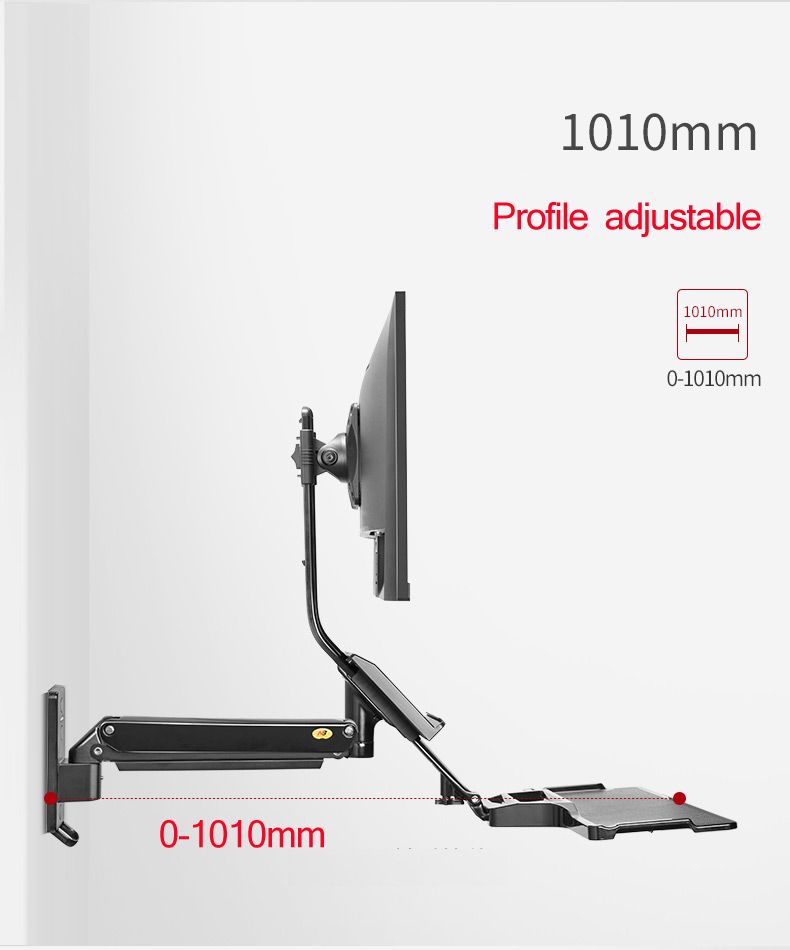 NB-MC32-Aluminum-Ergonomic-Wall-Mount-Sit-Stand-Workstation-22-32in-Monitor-Holder-Gas-Strut-Arm-wit-1729795