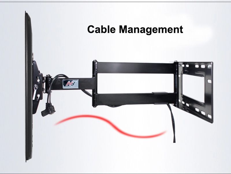 NB-SP2-Heavy-Duty-40-70in-Flat-Panel-LED-LCD-TV-Wall-Mount-Full-Motion-Ultra-Long-Arm-Swivel-180-Deg-1729471