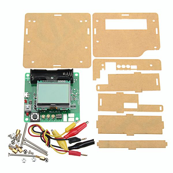 37V-DIY-Transistor-Graphic-Tester-LCD-Digital-Multimeter-Diode-Inductor-Capacitor-ESR-Meter--Shell-1254407