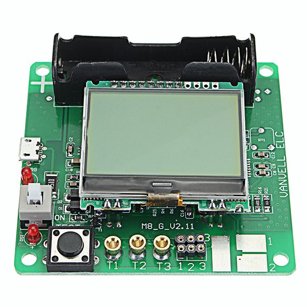 37V-DIY-Transistor-Graphic-Tester-LCD-Digital-Multimeter-Diode-Inductor-Capacitor-ESR-Meter--Shell-1254407