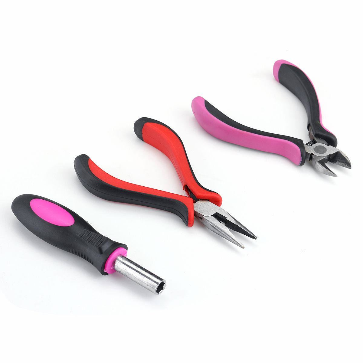 23Pcs-Tools-Kit-Box-Pink-Women-Ladies-Girls-Female-Hand-Tools-Pliers-Portable-1644204