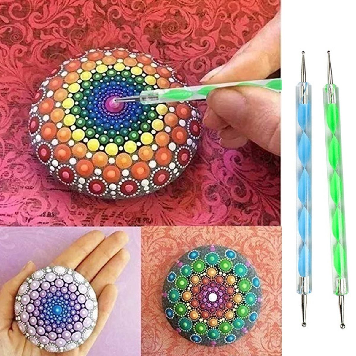 27Pcs-Acrylic-Spiral-Bar-Mould-Kit-Dotting-Painting-Tool-Mandala-Rocks-Painting-Stencils-1677012