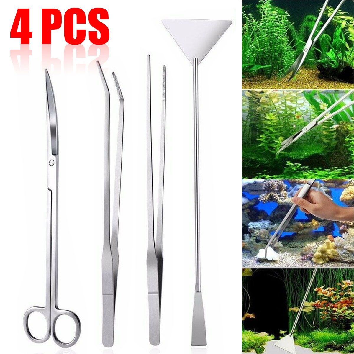 345Pcs-Aquarium-Fish-Tank-Tools-Scissors-Tweezers-Aquatic-Stainless-Trim-Tool-1669408