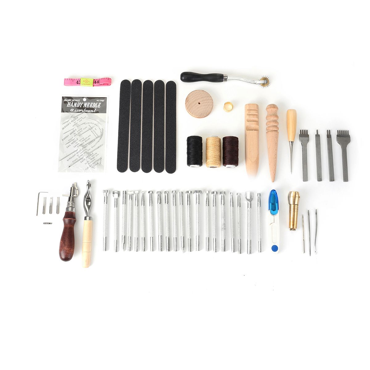 50PCS-Leather-Craft-Tools-Kit-Hand-DIY-Sewing-Stitching-Carving-Work-Punch-Saddle-for-Leather-Workin-1595138