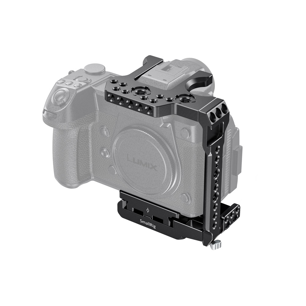 Smallrig-2513-Camera-Cage-Quick-Release-Half-Cage-for-Panasonic-S1H-Function-W-Manfrotto-501-Plate-1729577