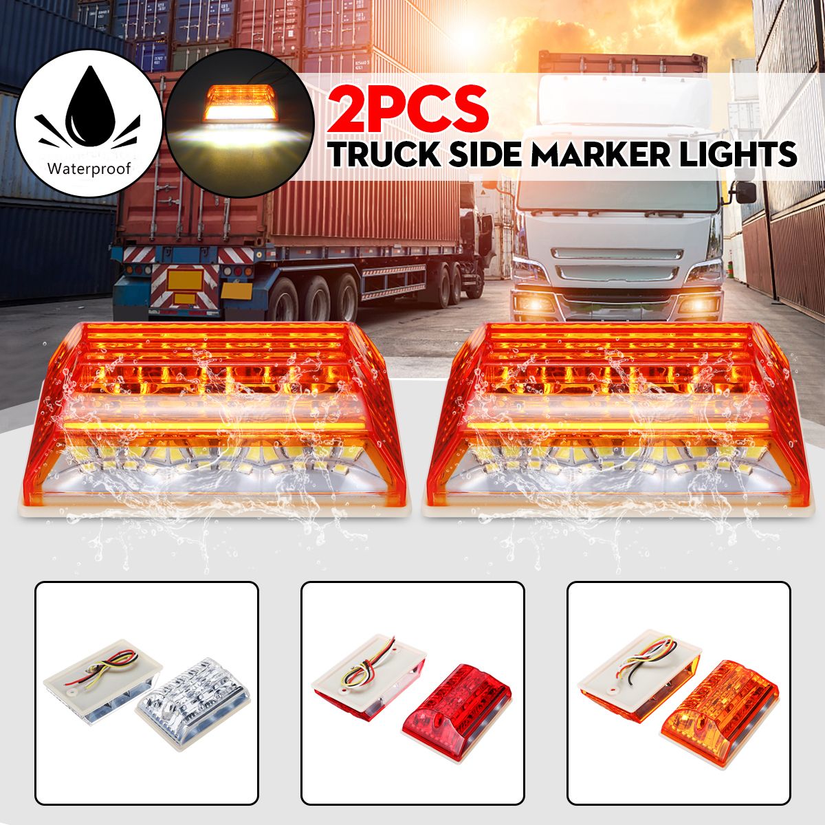 LED-Side-Marker-Lights-Indicator-Lamps-24V-6500K-White-2PCS-for-Truck-Van-Pickup-Trailer-1426552