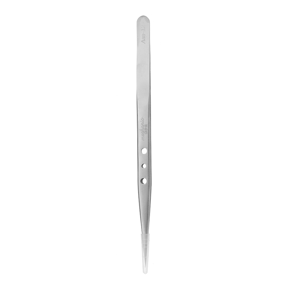 MECHANIC-Aaa-12-Precision-Pointed-Tweezer-Stainless-Steel-Lengthened-Thickening-Medical-Anti-Static--1349027