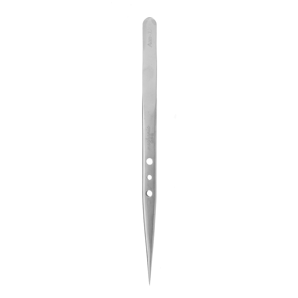 MECHANIC-Aaa-12-Precision-Pointed-Tweezer-Stainless-Steel-Lengthened-Thickening-Medical-Anti-Static--1349027