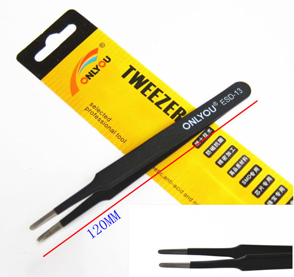 ONLYOUreg-ESD-7pcs-BGA-Precision-Tweezer-Set-Anti-Static-Tweezers-Stainless-Tweezers-924799