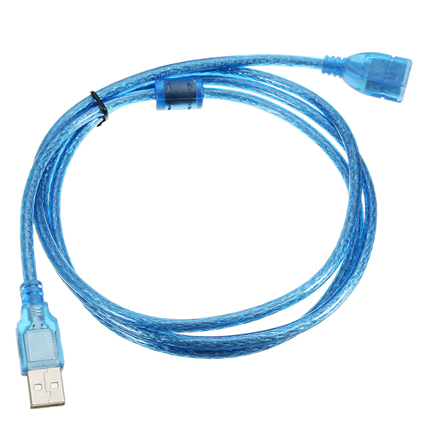 5FT-15m-Clear-Blue-USB-20-Extension-Male-to-Female-Connector-Cable-1159738