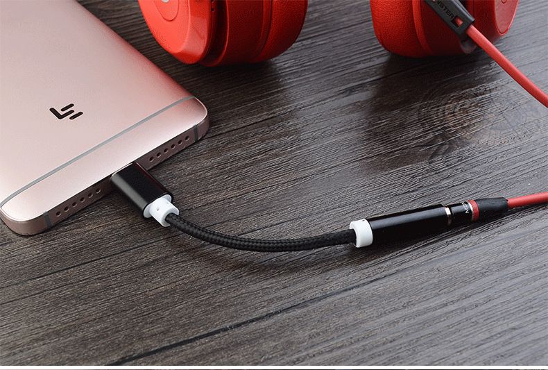 Bakeey-Nylon-USB-30-Type-C-to-35mm-Audio-Earphone-Adapter-Cable-for-Letv-2-Pro-Max-2-1123565