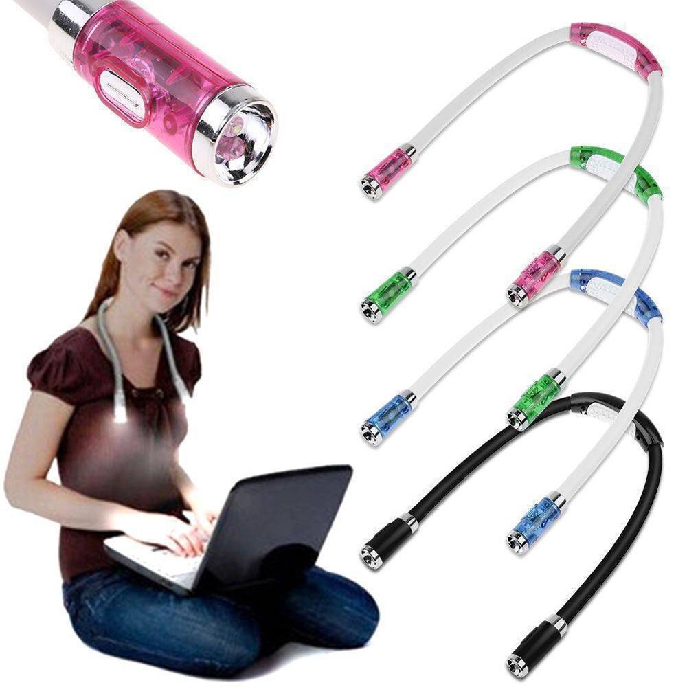 Rechargeable-LED-Book-Light-Neck-Reading-Lamp-Hands-Free-4-LED-Beads-4-Adjustable-Brightness-USB-Cab-1686791