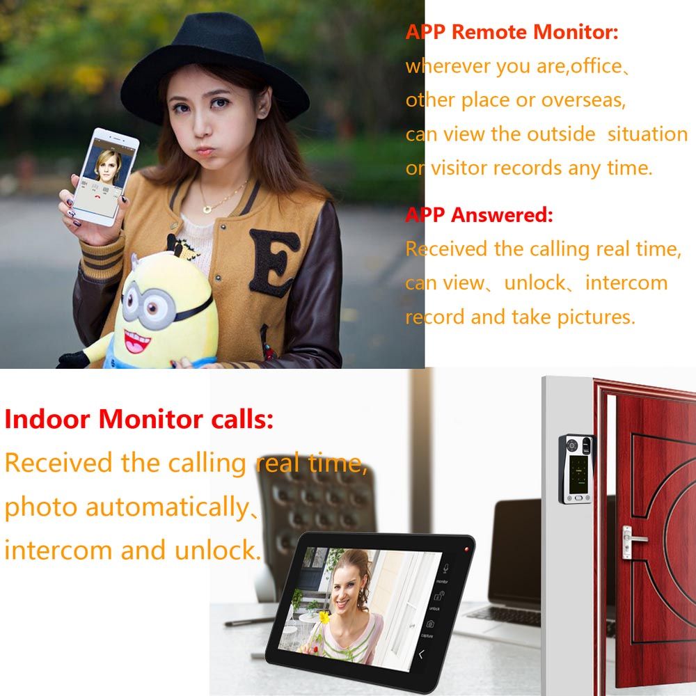 ENNIO-10-inch--2-Monitors-Wired-Wifi-Fingerprint-IC-Card--Video-Door-Phone-Doorbell-Intercom-System--1645992