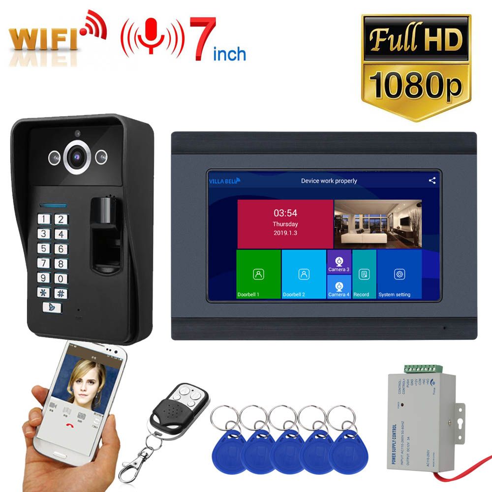 ENNIO-7-inch-Wifi-Wireless-Fingerprint-RFID-Video-Doorbell-Intercom-System-with-Wired-AHD-1080P--Doo-1618066