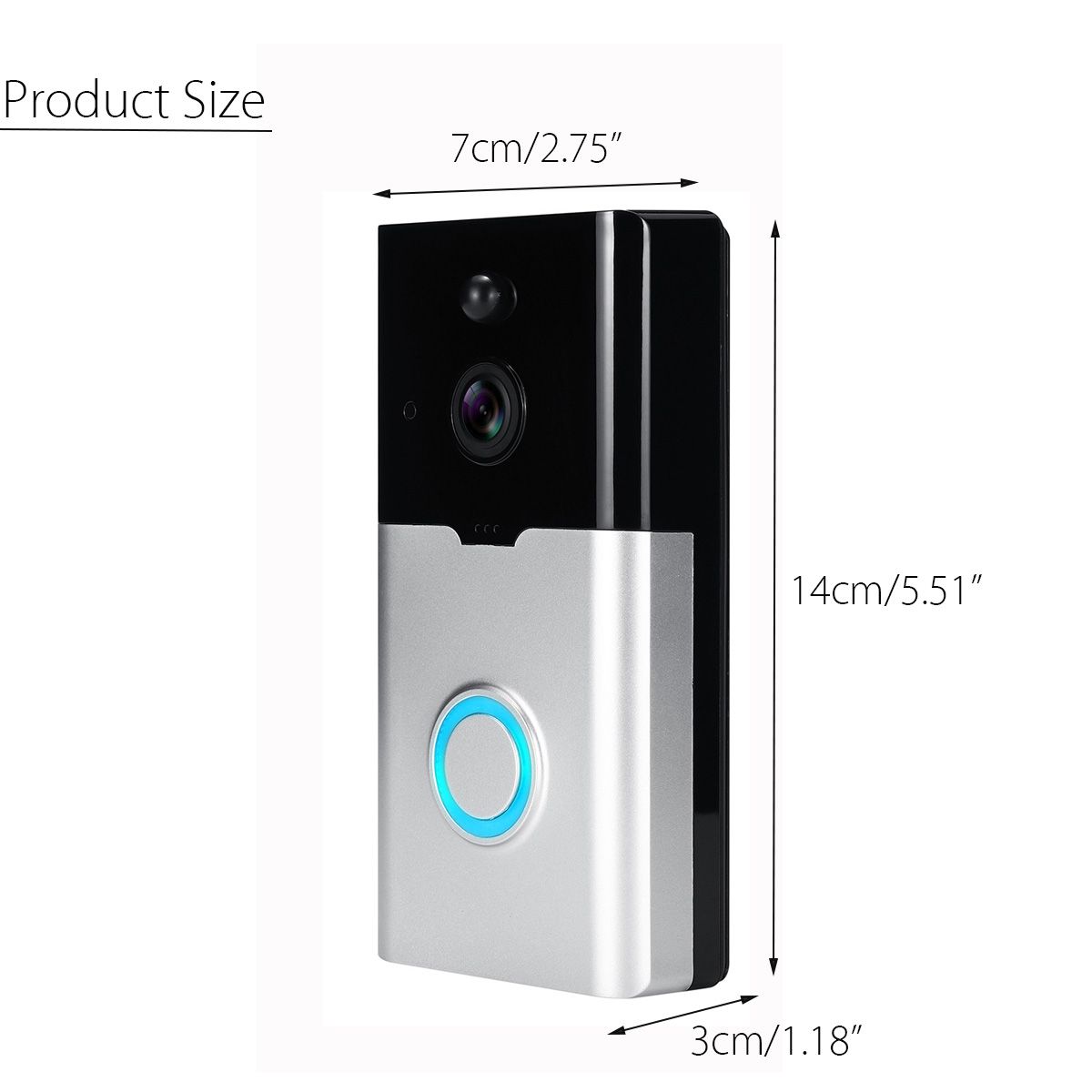 Smart-Doorbell-WiFi-Wireless-1080P-HD-Video-Camera-128G-Two-Way-Talk-Door-Bell-with-Batteries-1412979