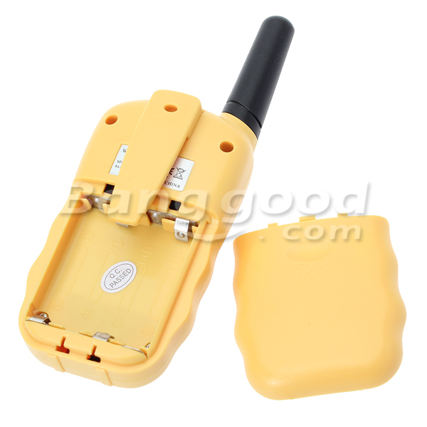 T-388-05W-UHF-Auto-Multi-Channels-Mini-Radios-Walkie-Talkie-Yellow-916105