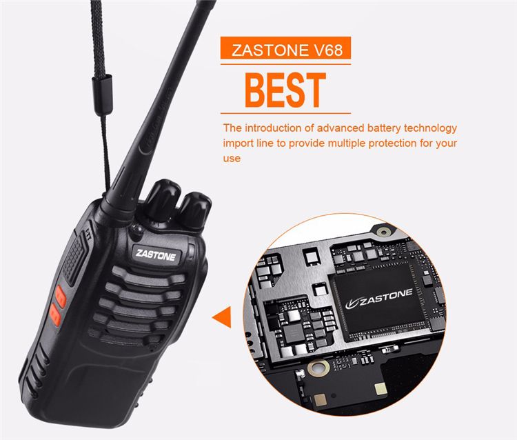 Zastone-ZT-V68-UHF-400-470MHZ-Professional-Handheld-5W-16CH-Two-Way-Radio-PMR-CB-Walkie-Talkie-1193075