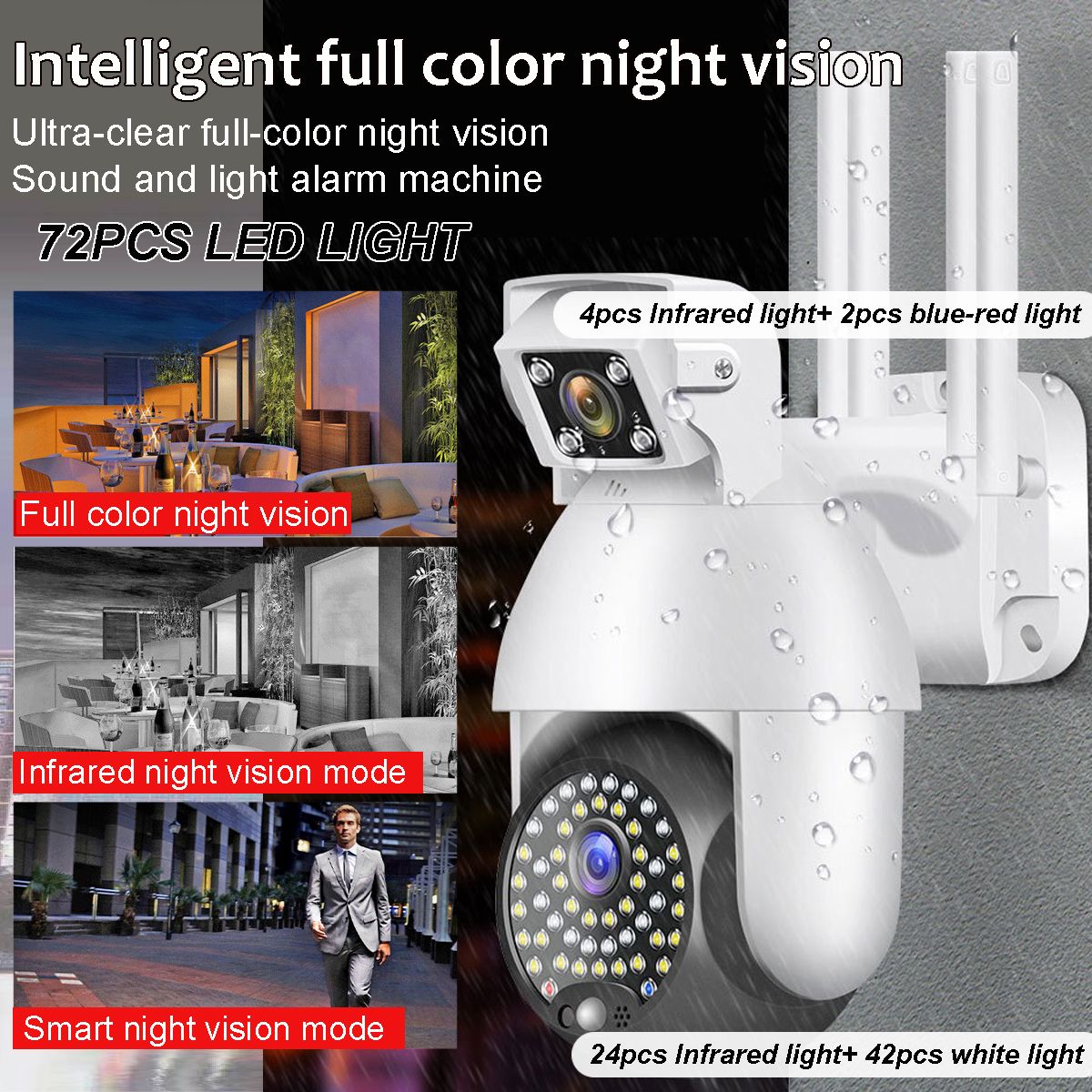 1080P-Wireless-Wifi-IP-Dual-Lens-Smart-Security-Camera-CCTV-HD-72Pcs-LED-IR-Camera-1747976