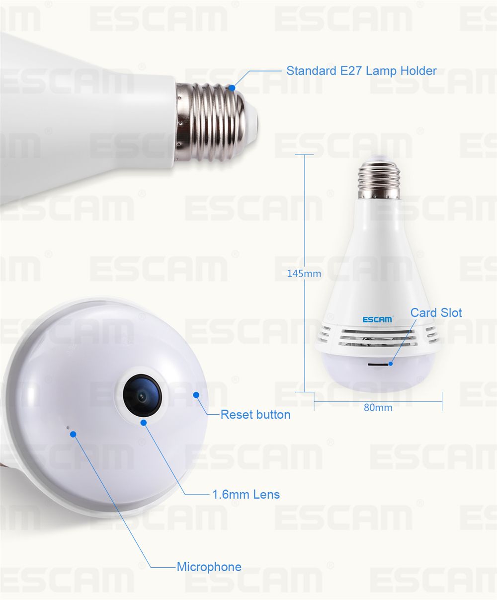 ESCAM-QP137-IP-Camera-WiFi-2MP-HD-1080P-360-Degree-Panoramic-bluetooth-Speaker-Bulb-Security-Camera-1300209