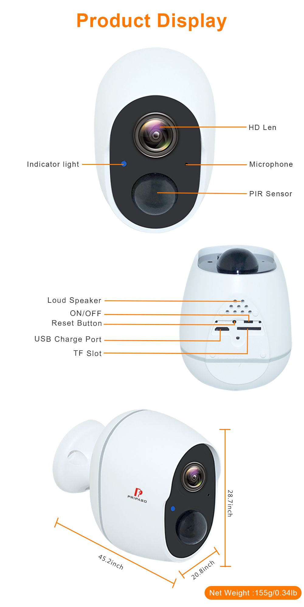 Pripaso-1080P-Wireless-Battery-Powered-IP-CCTV-Camera-Outdoor--Indoor-Home-Waterproof-Security-Recha-1695517