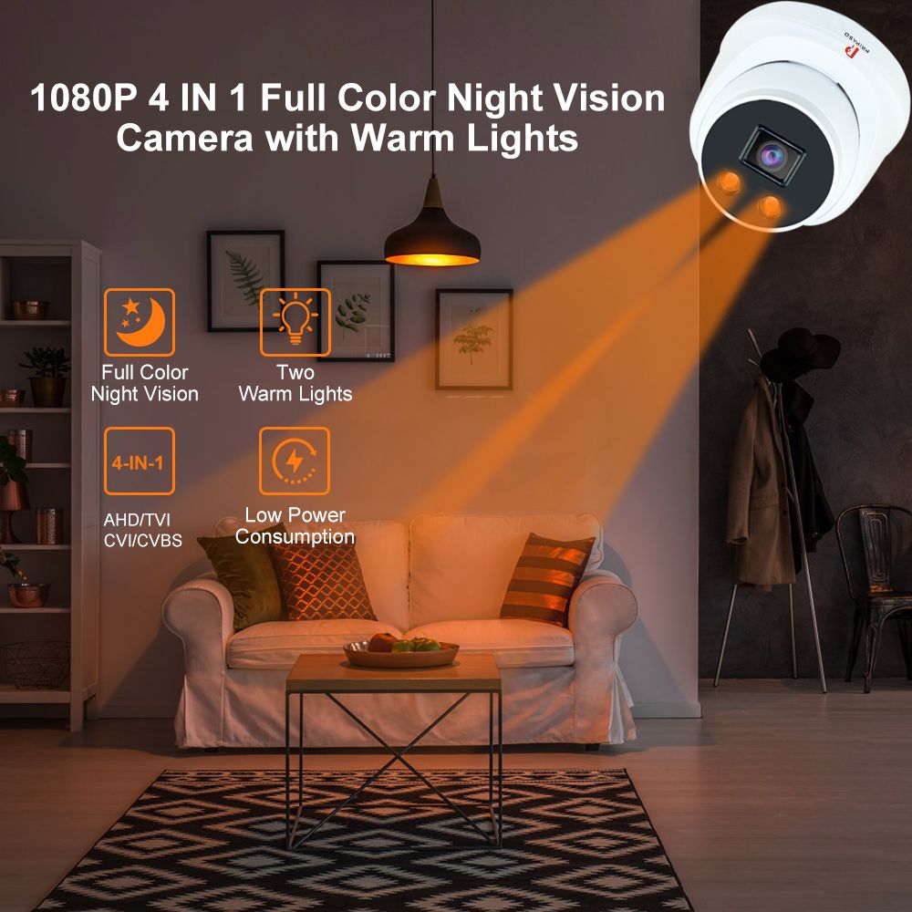 Pripaso-4-in-1-TVIAHDCVI-Camera-1080P-Wide-View-Mini-Dome-CCTV-Camara-Night-Vision-36mm-Lens-Analog--1698037