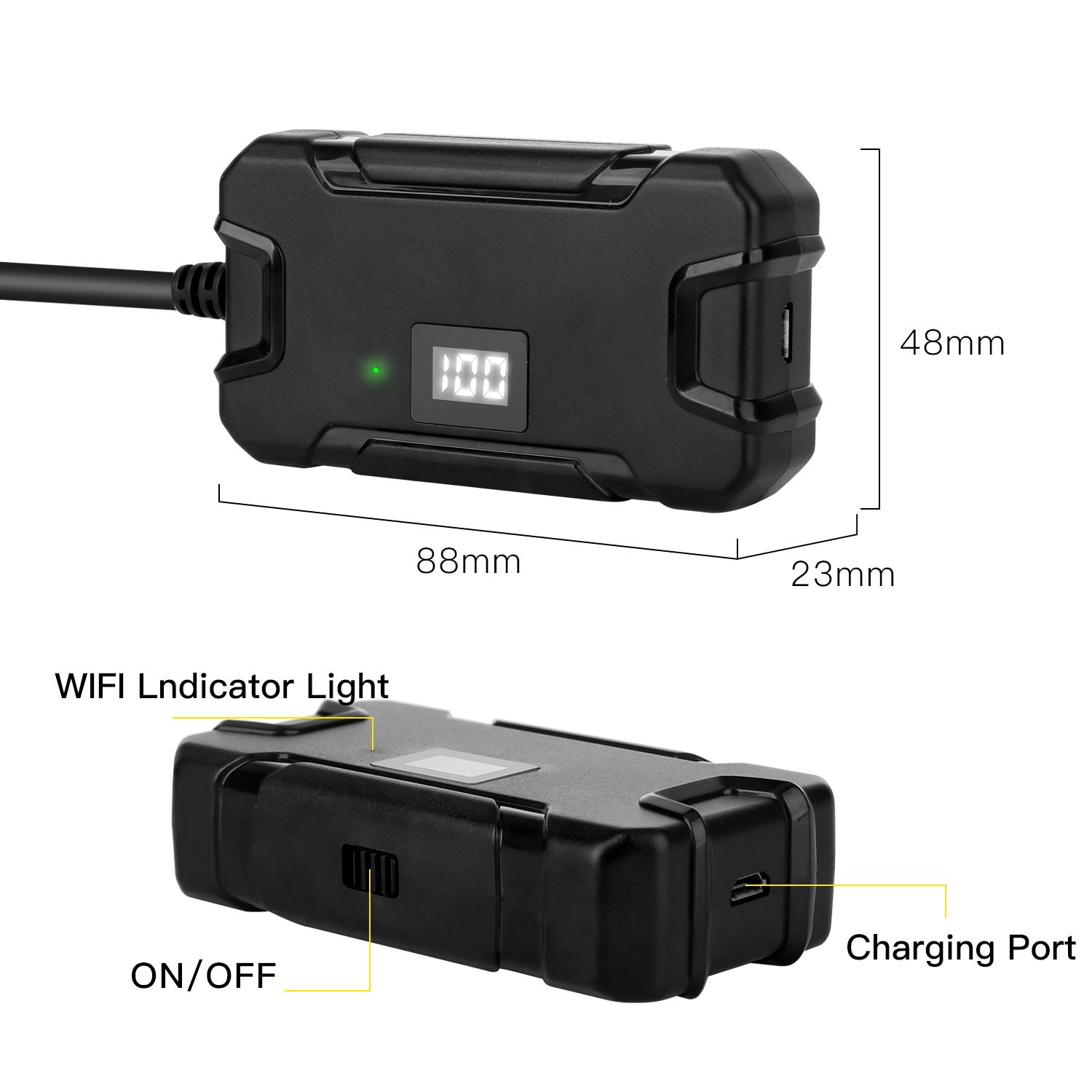 Bakeey-55MM-WiFi-Borescopes-Inspection-Camera-1080P-6-LED-Display-Screen-HD-Semi-rigid-Wireless-Came-1543268