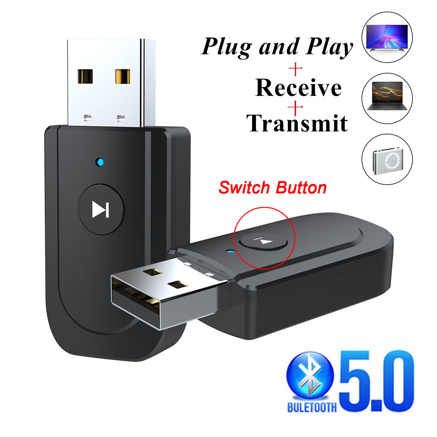 ENKAY-SY318-bluetooth-50-Audio-Receiver-Transmitter-Adapter-35mm-Jack-AUX-USB-Stereo-Music-Wireless--1712976
