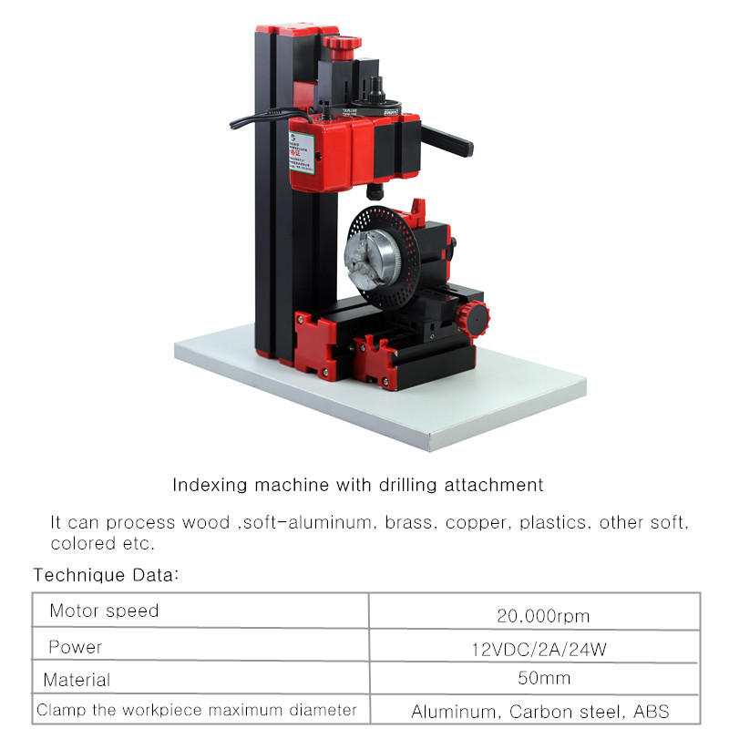 Raitooltrade-8-In-1-Mini-Multipurpose-Machine-DIY-Woodwork-Model-Making-Tool-Lathe-Milling-MachineKi-1248207