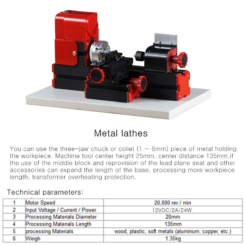 Raitooltrade-8-In-1-Mini-Multipurpose-Machine-DIY-Woodwork-Model-Making-Tool-Lathe-Milling-MachineKi-1248207