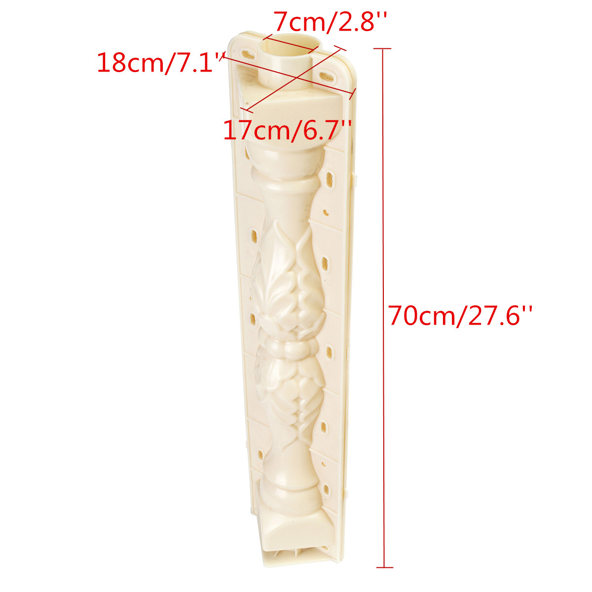 2Pcs-70CM-Balustrades-Molds-Plastic-Mould-Garden-DIY-Casting-Cement-Plaster-Concrete-1395446