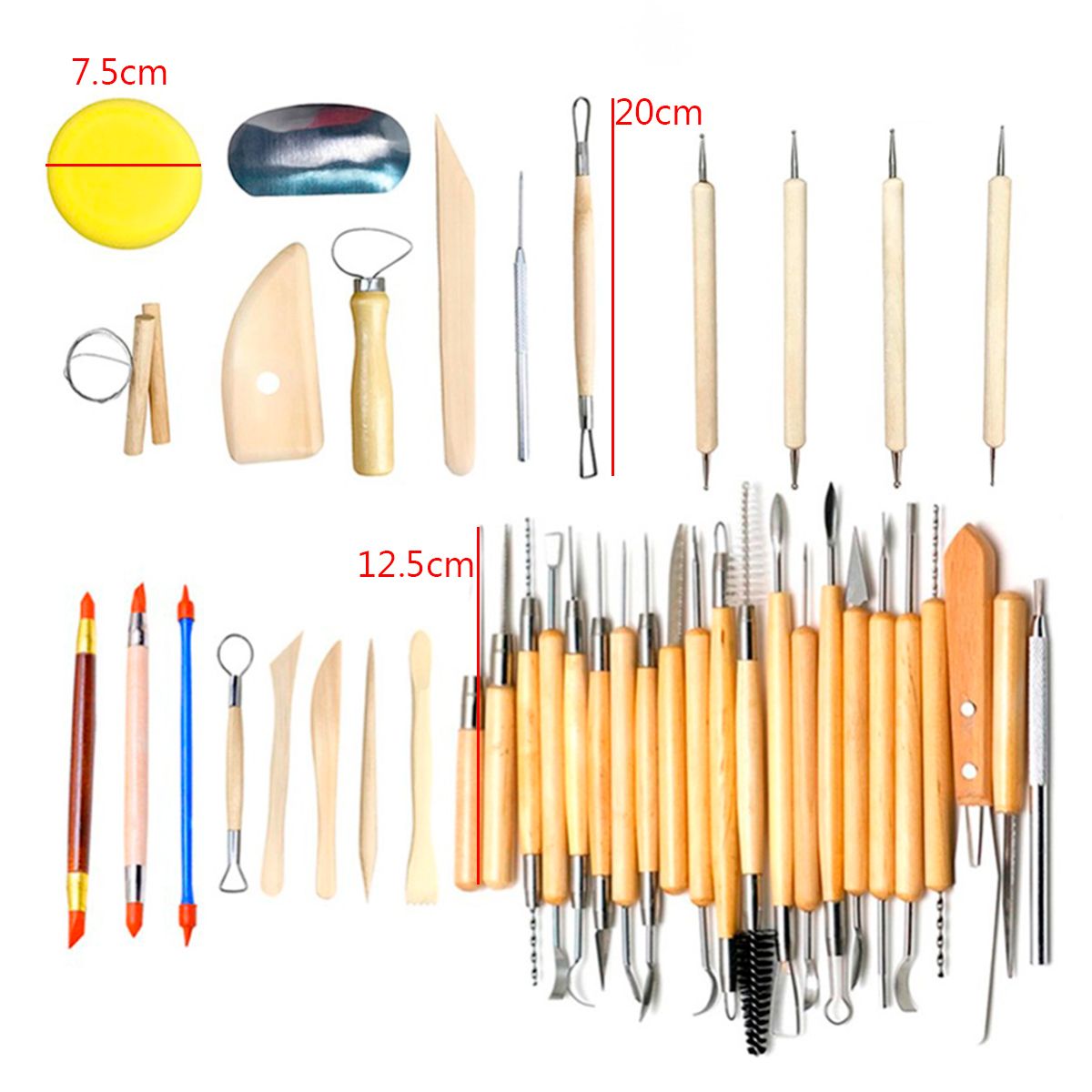 42Pcs-Wooden-Clay-Sculpting-Tools-Pottery-Carving-Tool-Set-Modeling-Craft-Hobby-1228614