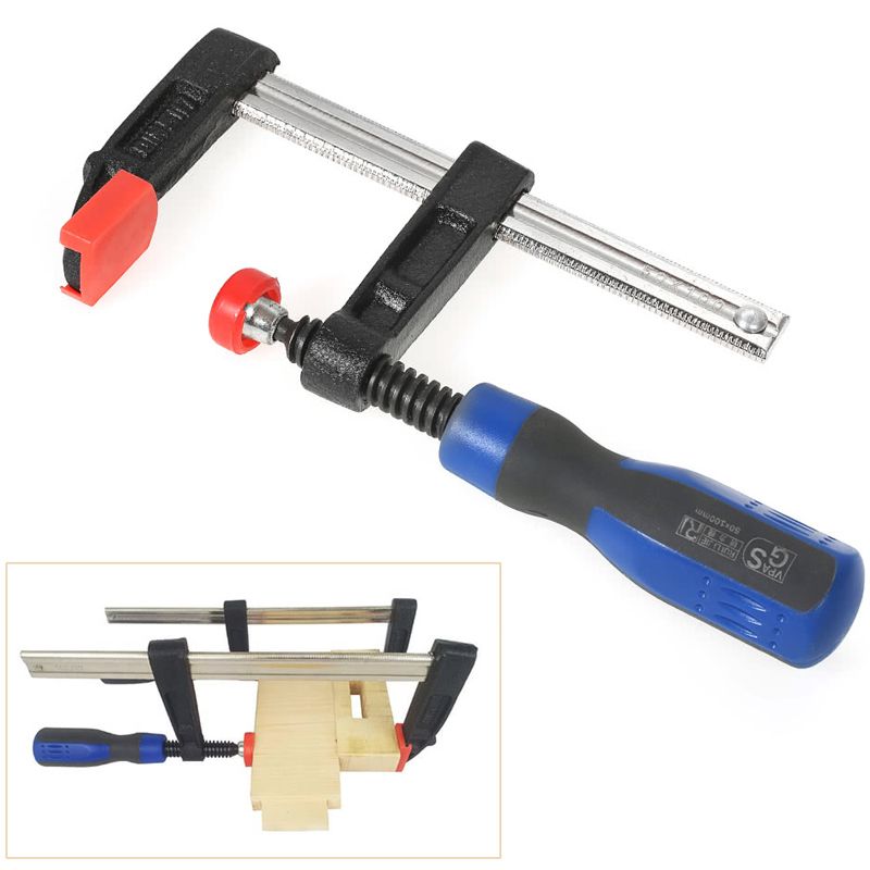 50-x-100mm-Heavy-Duty-F-Clamp-Bar-Clamp-for-Woodworking-Wood-Clamping-Carpenter-Tool-1226056