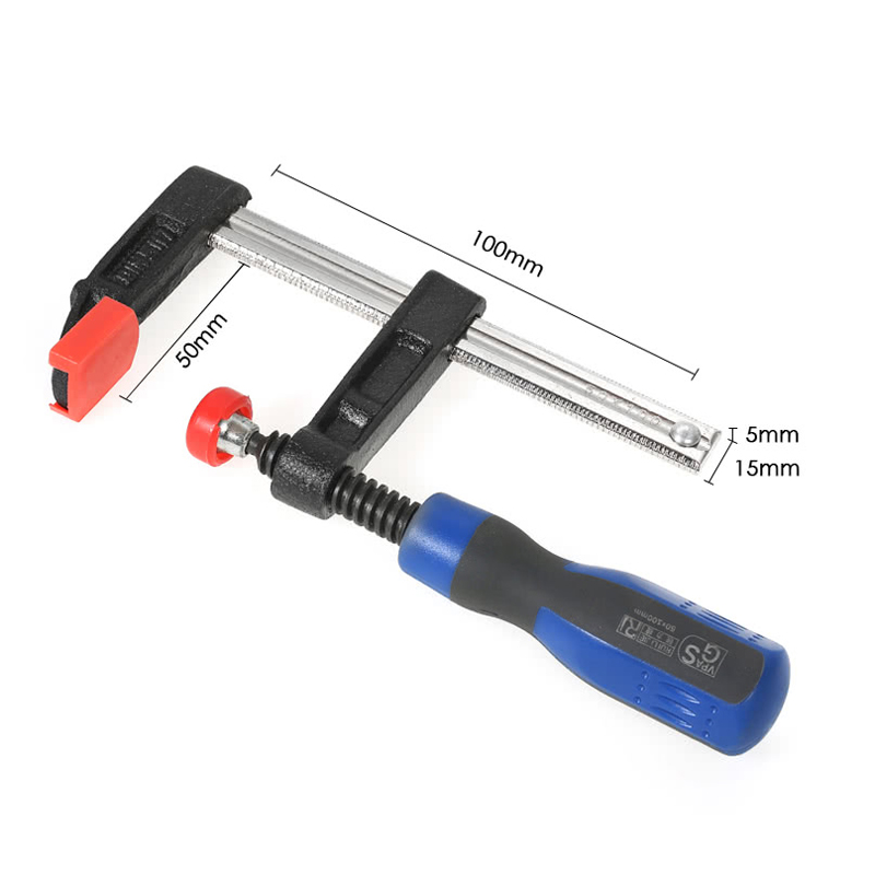 50-x-100mm-Heavy-Duty-F-Clamp-Bar-Clamp-for-Woodworking-Wood-Clamping-Carpenter-Tool-1226056