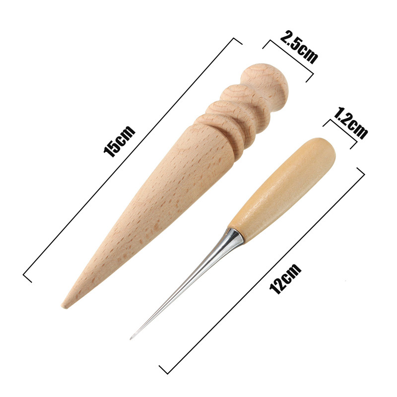 Leather-Craft-Hand-Awl-Punch-Wood-Stick-Tool-Polishing-DIY-Tool-1090360