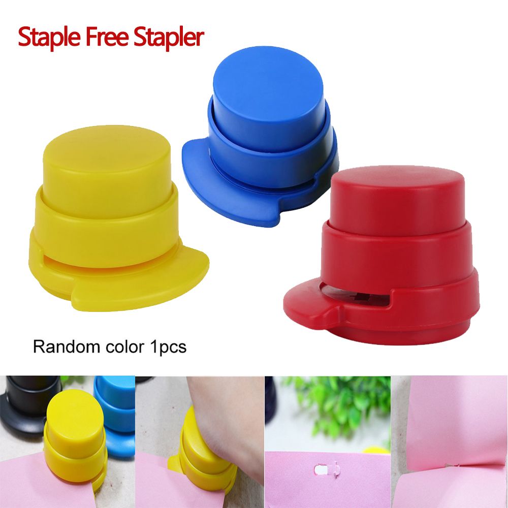 Staple-Free-Stapler-Mini-Stapleless-Stapler-Paper-Binding-Binder-Paperclip-Punching-Office-School-St-1612911