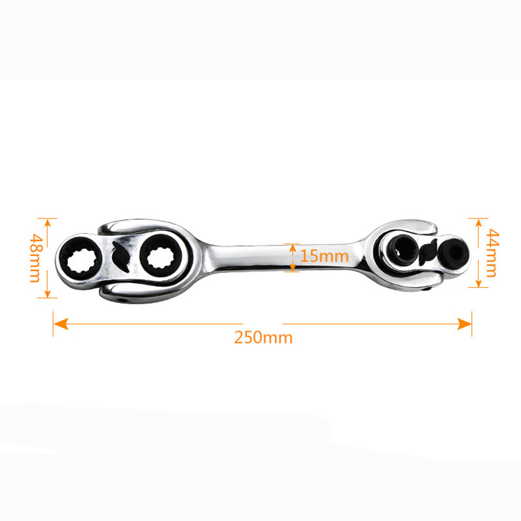 Hi-Spec-6-21mm-Metric-Offset-Torque-Wrench-Set-UnIiversal-Ratchet-Wrench-Spanner-Double-End-Wrench-O-1684479